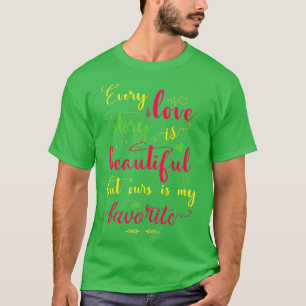 Peace Love Xoxo Valentine's Day Decor Couples Part T-Shirt