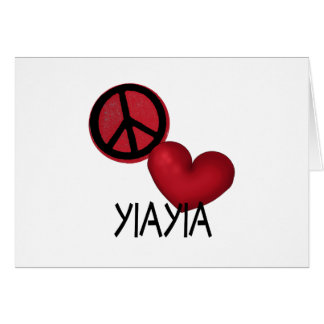 Peace Love YiaYia
