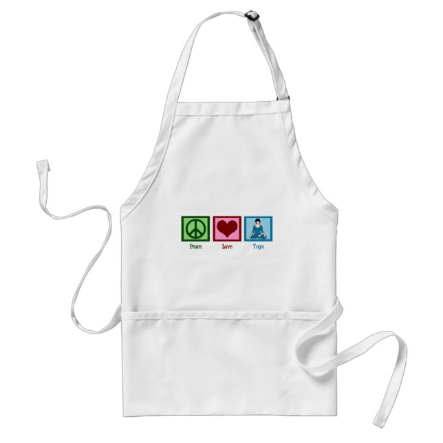 Peace Love Yoga Standard Apron (Front)