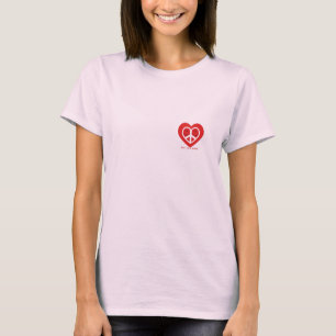 Peace LoveNHappiness Copyright(C)2010 Bob H Hughes T-Shirt