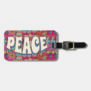 Peace Luggage Tag