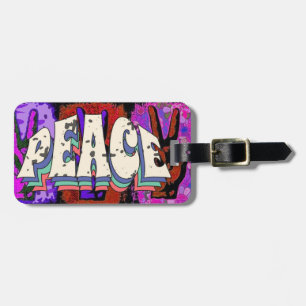 Peace Luggage Tag
