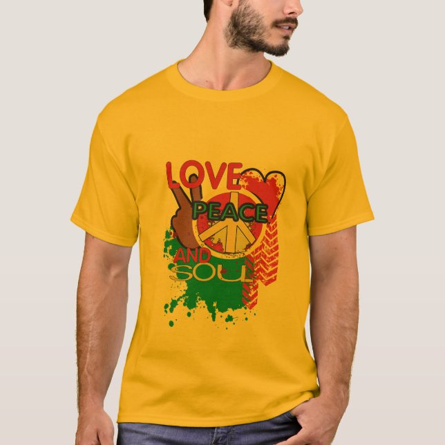 PEACE LUV SOUL T-Shirt (Front)