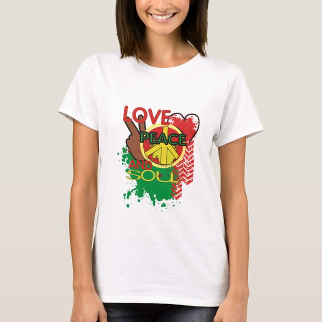 PEACE LUV SOUL T-Shirt (Front)