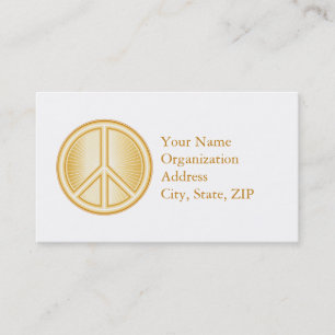 Peace Mandala Business Card