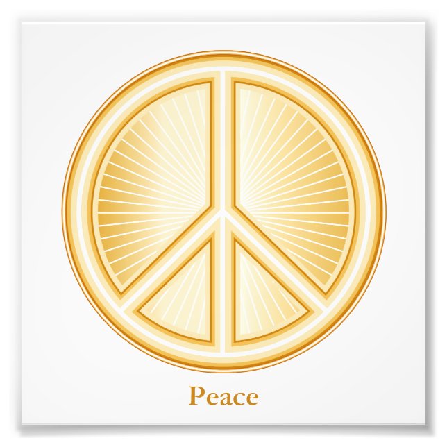 Peace Mandala Photo Print (Front)