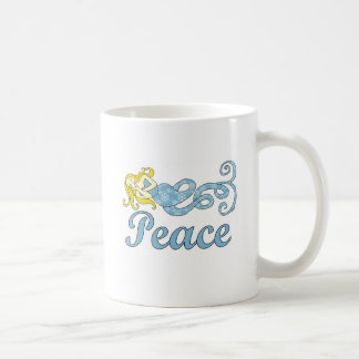 Peace Mermaid Holiday Dreams Coffee Mug