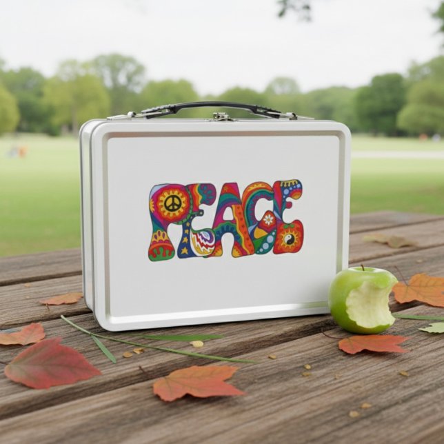 Peace Metal Lunch Box (Creator Uploaded)