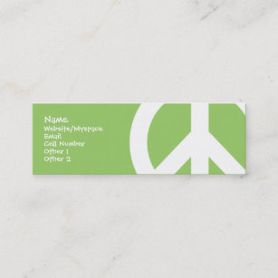Peace Mini Business Card