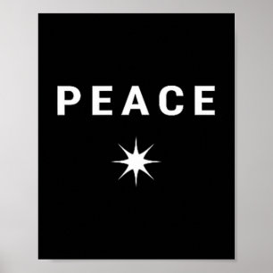 Peace Minimalist Symbol Poster