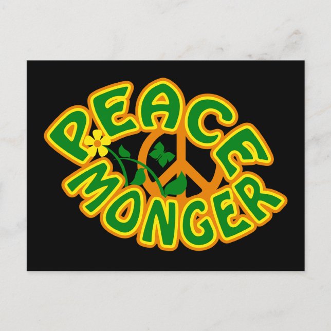 Peace Monger postcard (Front)