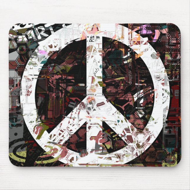 Peace Mouse Mat (Front)