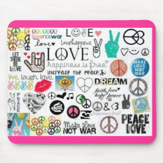 peace mouse mat
