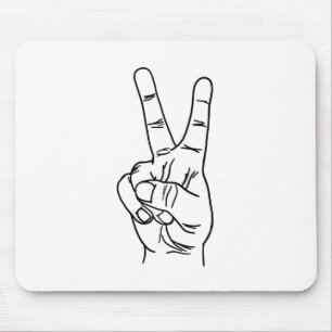 peace mouse mat