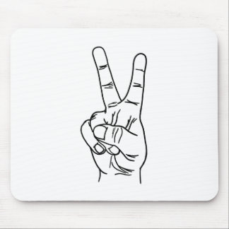 peace mouse mat