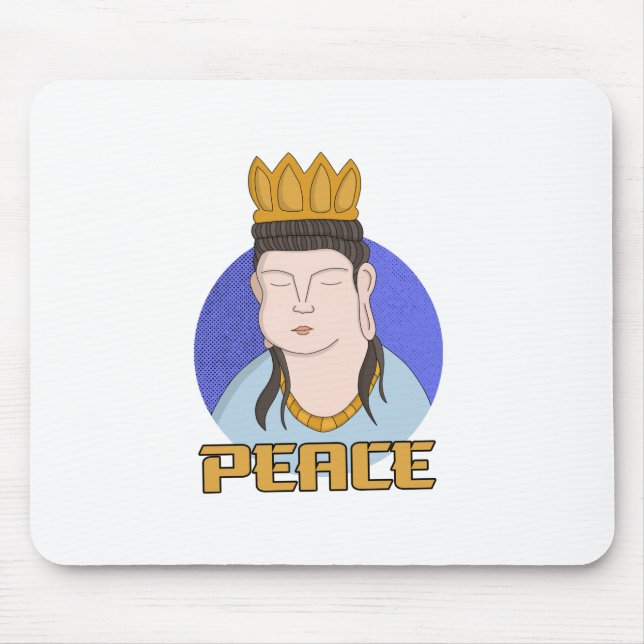 Peace Mouse Mat (Front)