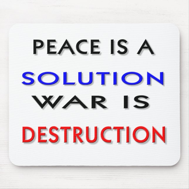 Peace Mouse Mat (Front)