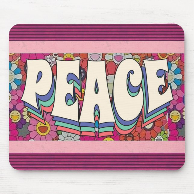 Peace Mouse Pad (Front)