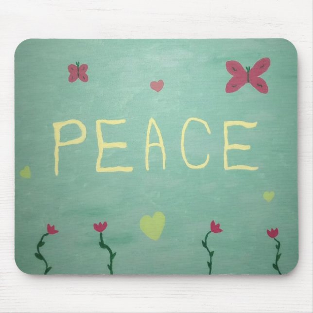 Peace Mouse Pad (Front)