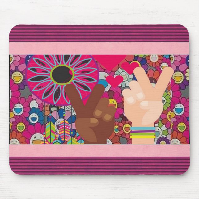 Peace Mouse Pad (Front)