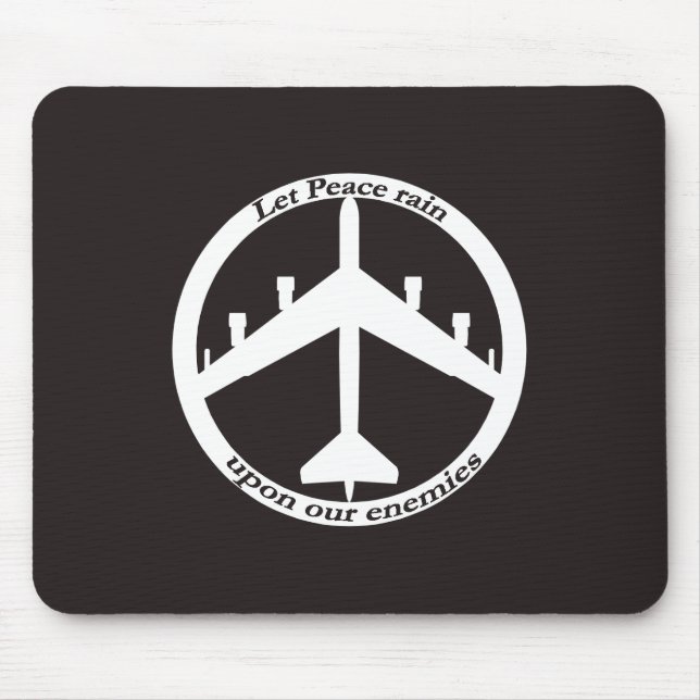 Peace Mouspad Mouse Mat (Front)