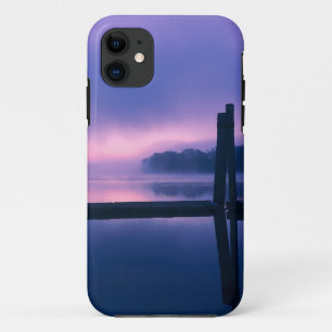 Peace N Serenity-Purple N Pink Sunrise Reflection iPhone 11 Case