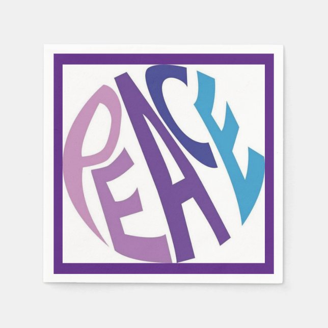 PEACE  NAPKIN (Front)