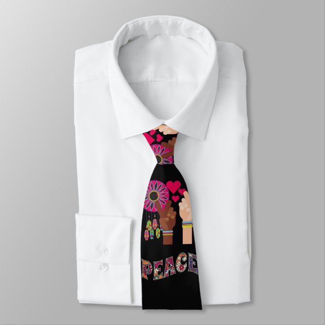 Peace Necktie (Tied)