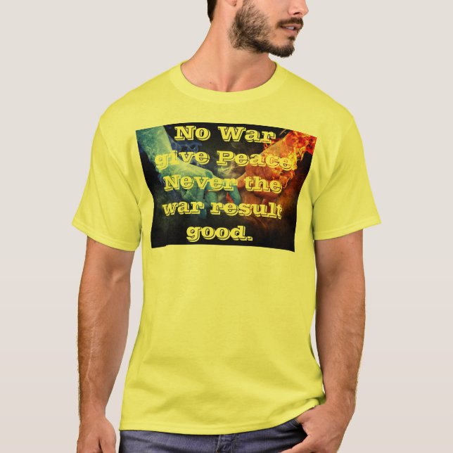 Peace no war Men T-shirt (Front)