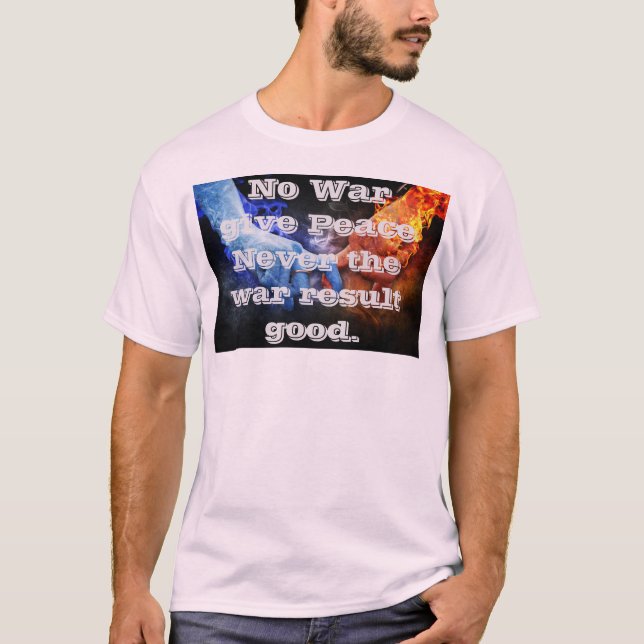 Peace no war Men T-shirt (Front)