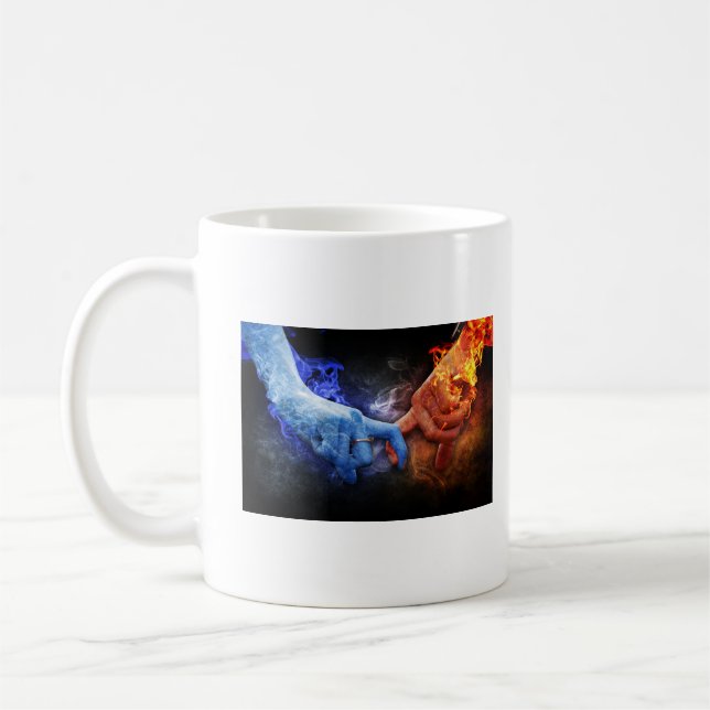 Peace no war Men T-shirt Coffee Mug (Left)