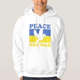 Peace No War Ukraine Peace Dove Hoodie