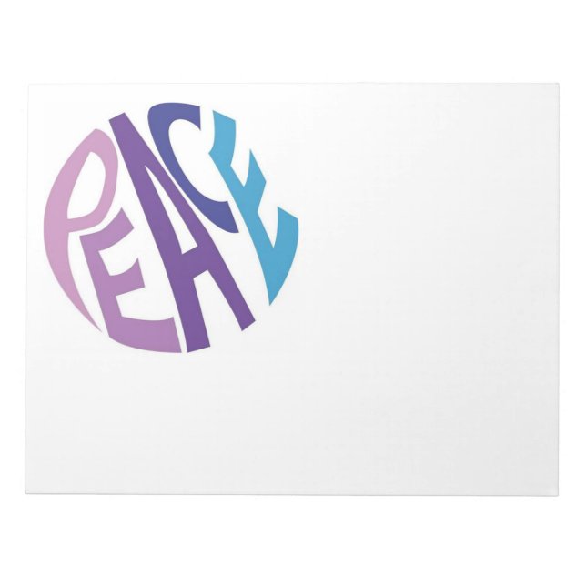 PEACE  NOTEPAD (Front)