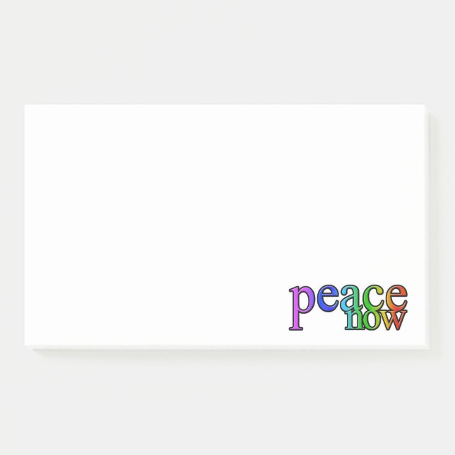 peace now post-it notes (Front)