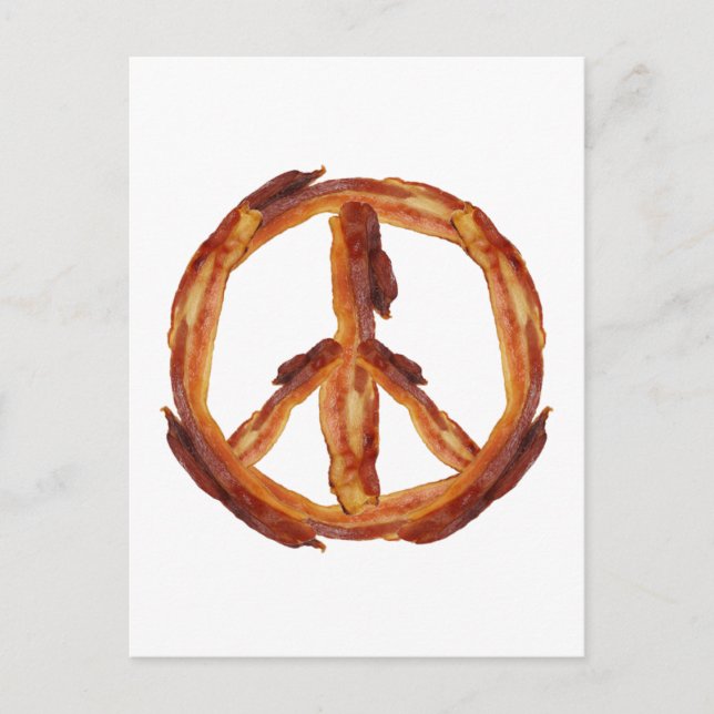 Peace Of Bacon Postcard (Front)