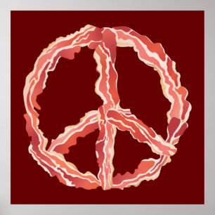 Peace of Bacon Poster