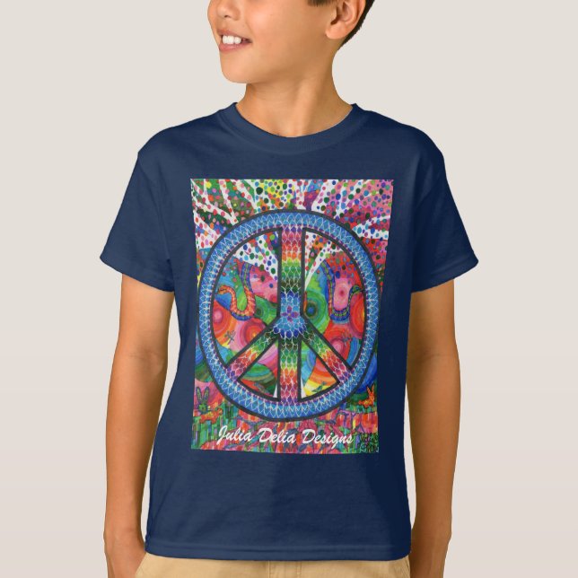 Peace of Life Kids T-Shirt (Front)