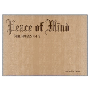 Peace of Mind 15' X 11" Glass Cutting Board