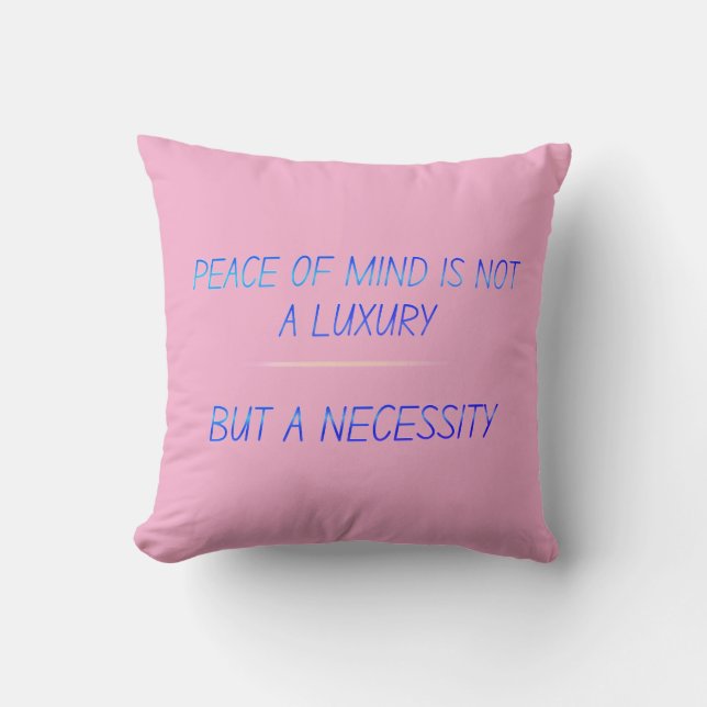 Peace of mind cushion (Front)