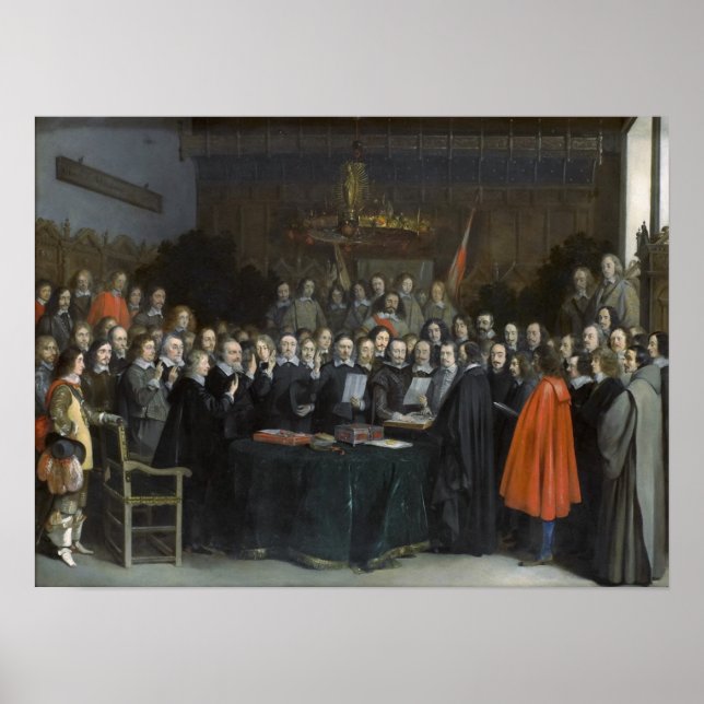 Peace of Westphalia in Muenster Poster (Front)