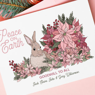 Peace on Earth 2 Photo Holiday Card