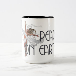 Peace on Earth Angel 1 - Holiday Coffee/Tea Mug