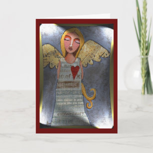 Peace on Earth Angel - Christmas greeting card