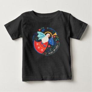 Peace on Earth Angel Design Baby T-Shirt