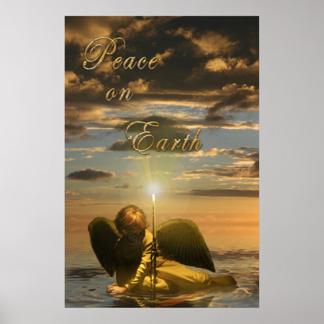 PEACE ON EARTH ANGEL POSTER (Front)