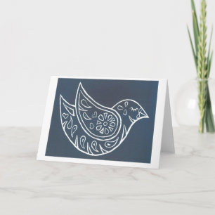 Peace on Earth Bird Holiday Card