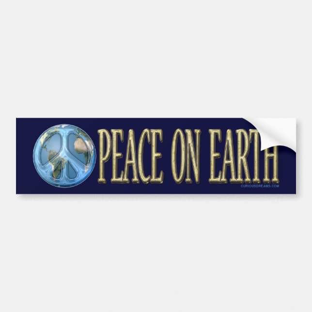 Peace on Earth Bumper Sticker (Front)