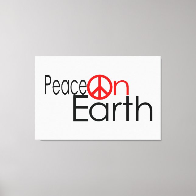 Peace on Earth Canvas Print (Front)