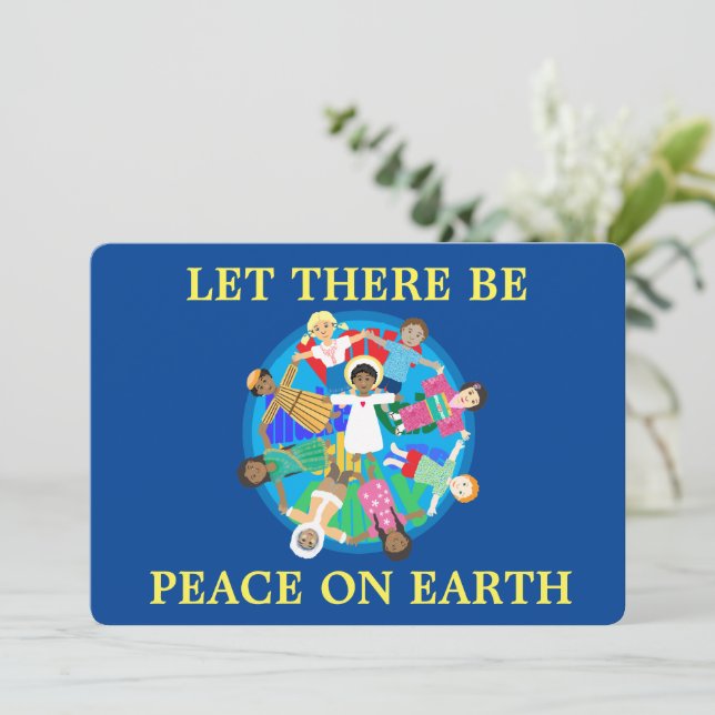 Peace on earth card (Standing Front)