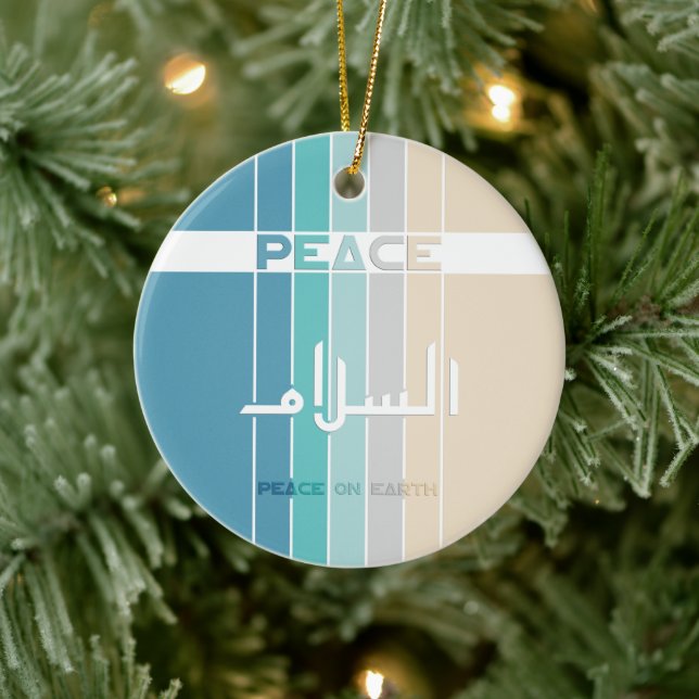 Peace On Earth Ceramic Tree Decoration (Tree)